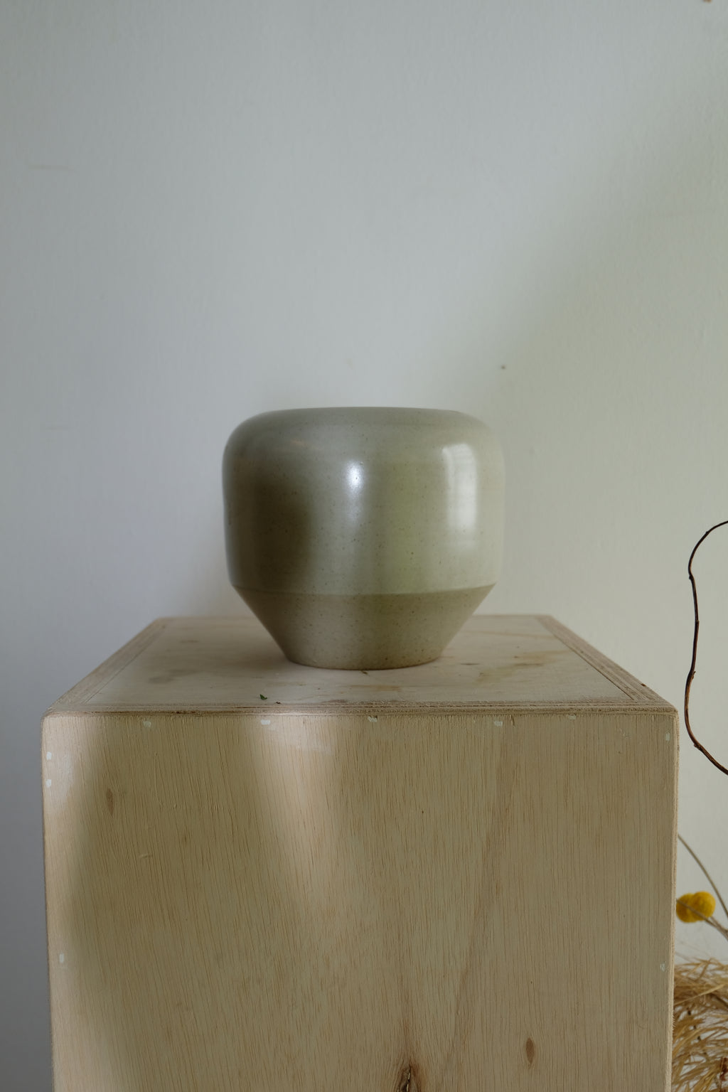 Oblong Ceramic Vase