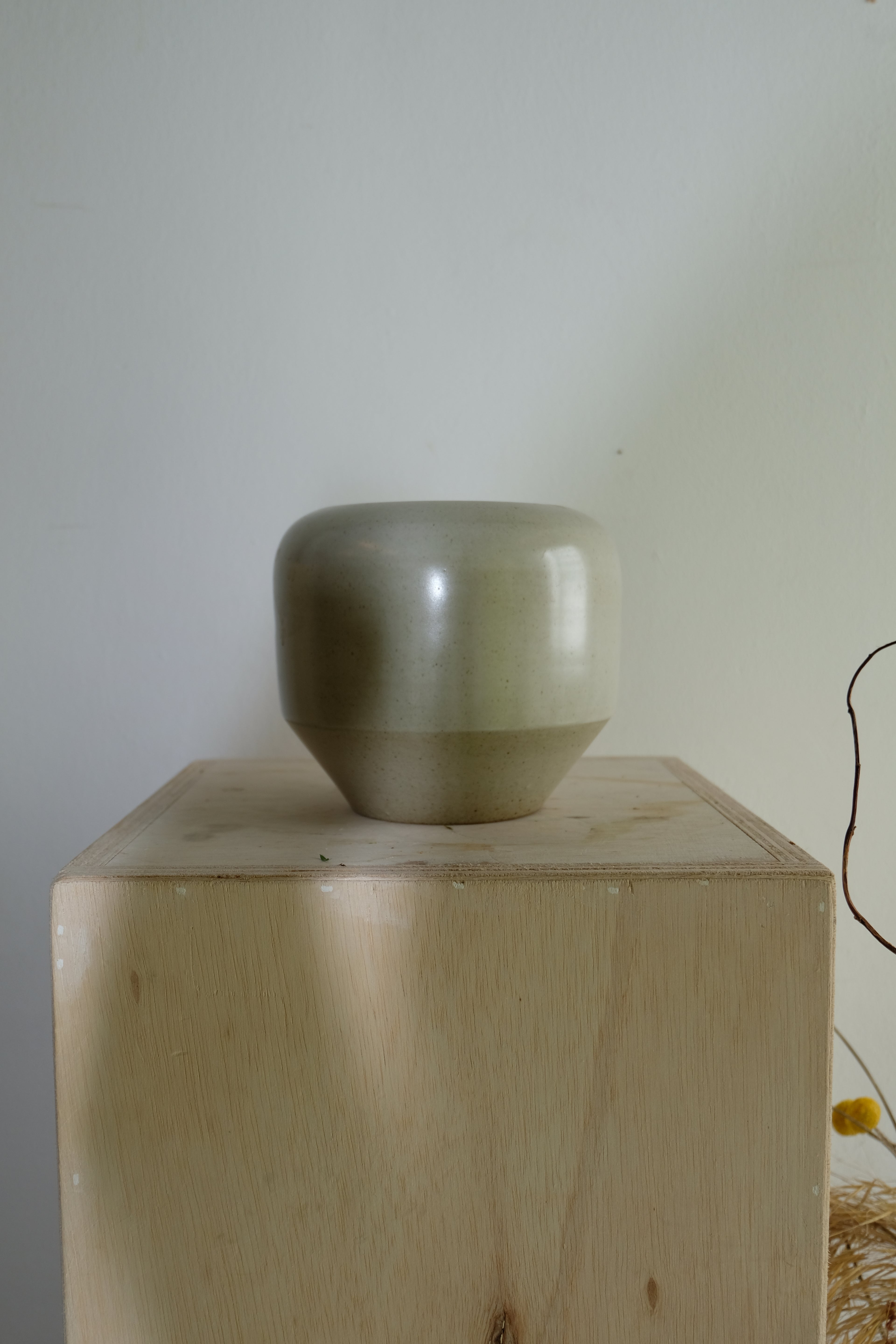 Oblong Ceramic Vase