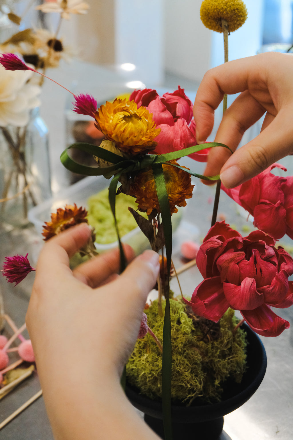 "Kokedama" Preserved Floral Workshop (Aug 2025)
