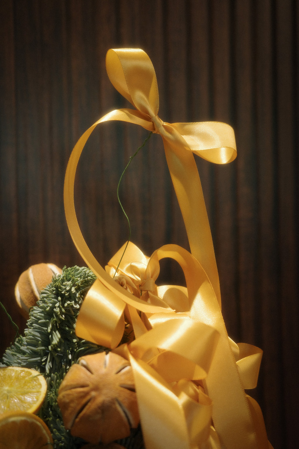 Orange Couture Christmas Tree