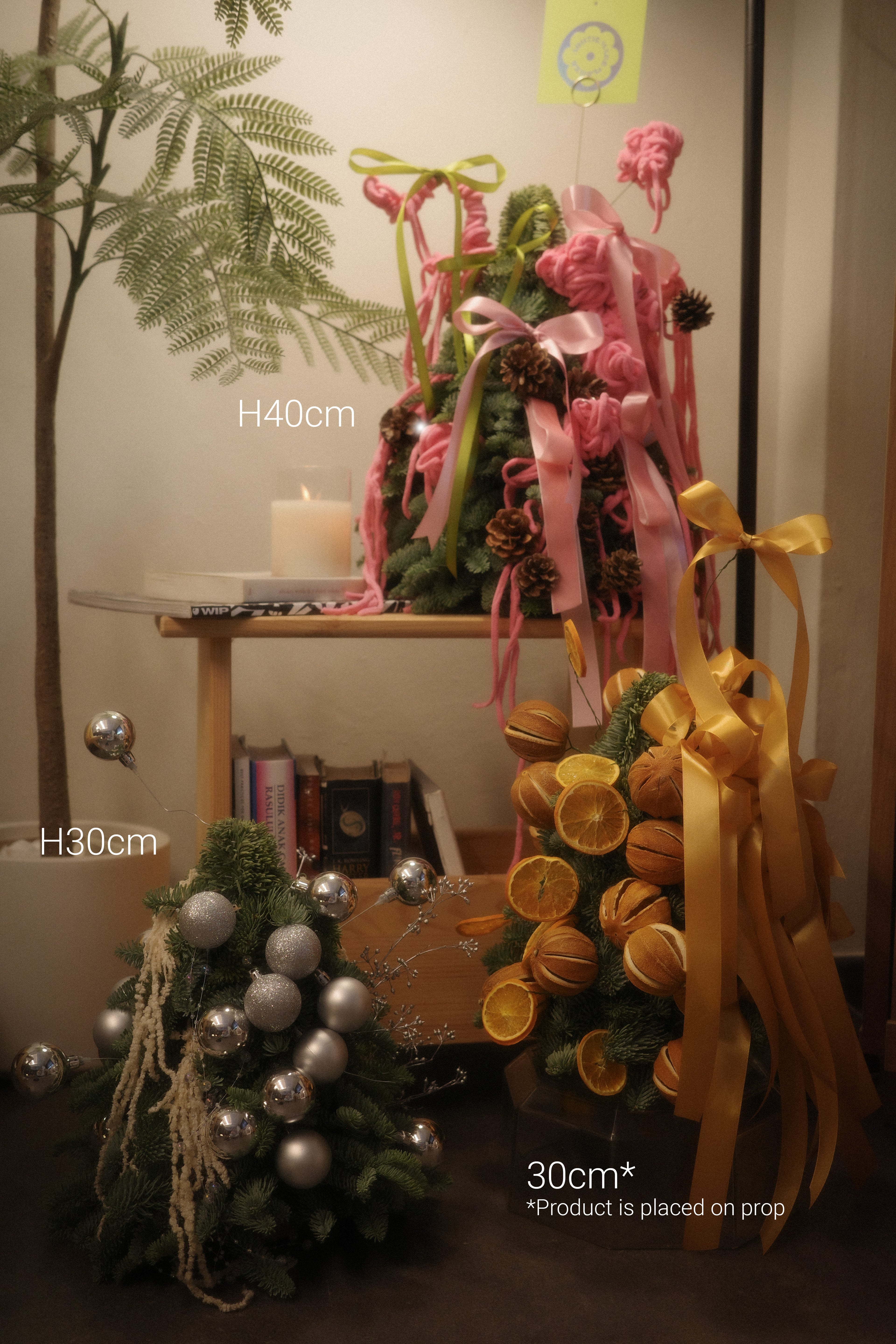 Orange Couture Christmas Tree